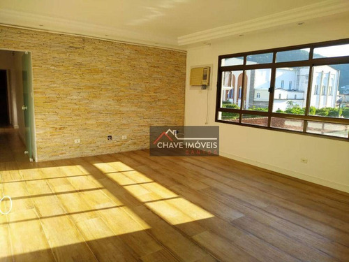 Imagem 2 de 30 de Apartamento Com 3 Dormitórios 1 Suíte, 2 Vagas, À Venda, 113 M² Por R$ 530.000 - Marapé - Santos/sp - Ap3039