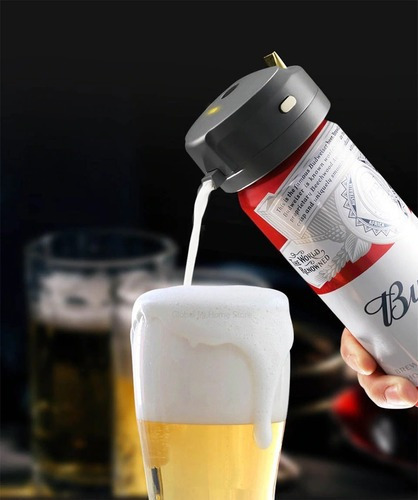 Imagem 2 de 3 de Maquina Portátil Cerveja Chopp Espuma Bocal Lata