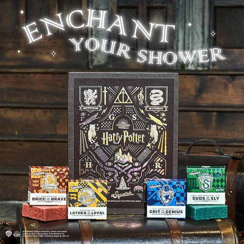 Dr. Squatch Soap Colección Harry Potter Con Caja De Coleccio