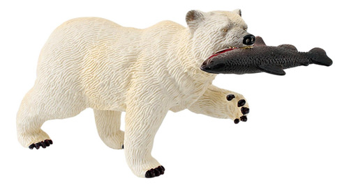 Modelo De Animal Ártico De Oso Blanco Para Juguete