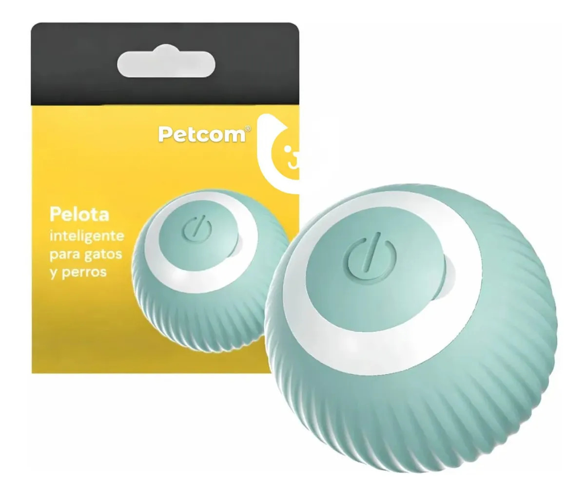 Pelota Interactiva Petcom para Gato y Perro Pequeño