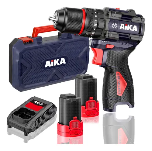Furadeira Parafusadeira Impacto Aika 16v Ad-dr10a 2 Baterias Cor Preto Frequência 50/60hz 110v/220v Menor preço em Furadeira Parafusadeira Impacto Aika 16v Ad-dr10a 2 Baterias Cor Preto Frequência 50/60hz 110v/220v