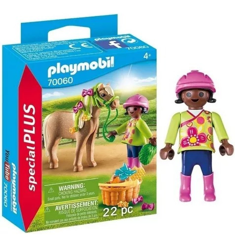 Playmobil 70060 Niña Con Pony Bunny Toys