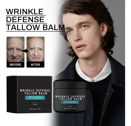 Crema Facial De Sebo Para Hombre E Wrinkle Tallow Balm