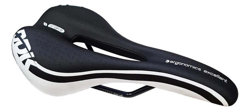 Selim Ddk-3733 Snake Vazado Mtb Speed Preto/branco