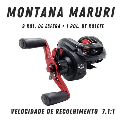 Carretilha Montana 10000 Maruri Carretel Fundo 0,30mm - 140m