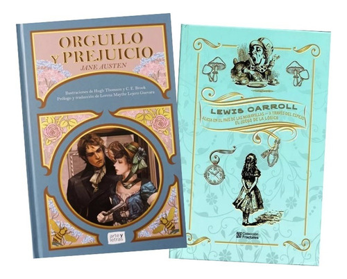 Pack Orgullo Y Prejuicio Y Lewis Carroll Fractales Emu