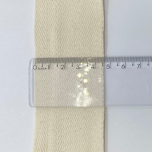 Imagem 1 de 5 de Alça Para Bolsa 100% Algodão 45mm - Rolo Com 50 Metros