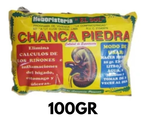 Chanca Piedra Hierba 100gr