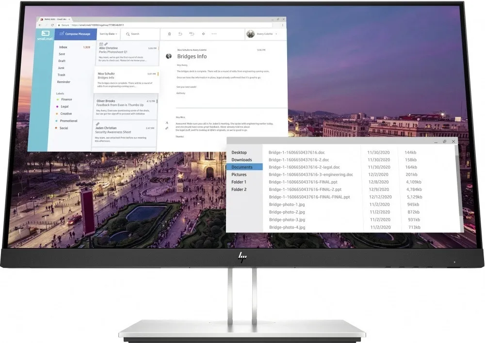 HP EliteDisplay E23 9VF96AA 23 "