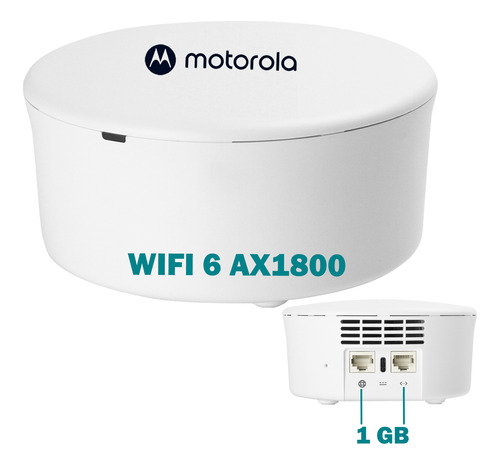 Router Wifi 6 Mesh Repetidor Ax1800 1gb Fibra 100 Usuario 