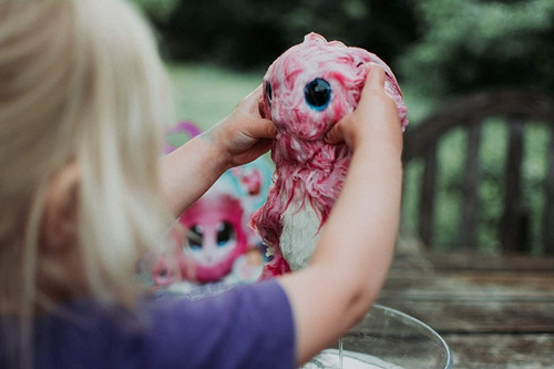 Imagen 3 de 7 de Scruff-a-luvs Little Live Pets Peluche Niña Mascota - Rosa