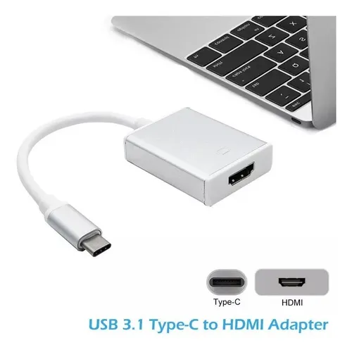 USB3.1 Tipo C para el adaptador HDMI para Apple MacBook - China Adaptador  de HDMI a HDMI Tipo C y de tipo C para el adaptador de HDMI precio