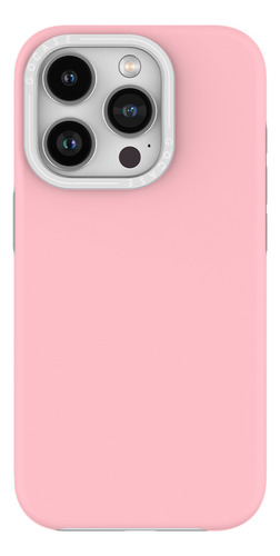 Capa Gocase Duo Clear Rosa Para iPhone 15 Pro Max (6.7)