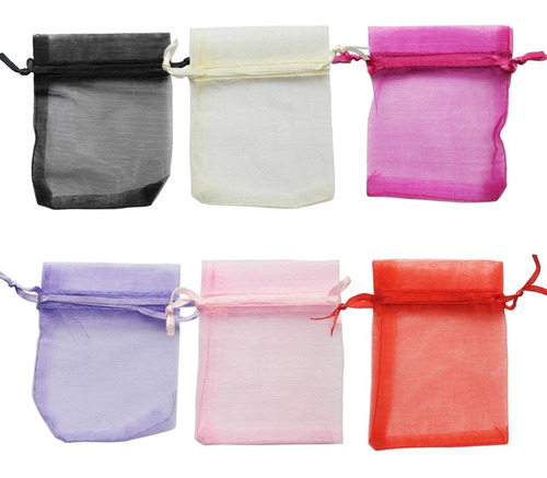 Bolsa De Organza - 1 Paquete - 30 Unidades -colores Surtidos