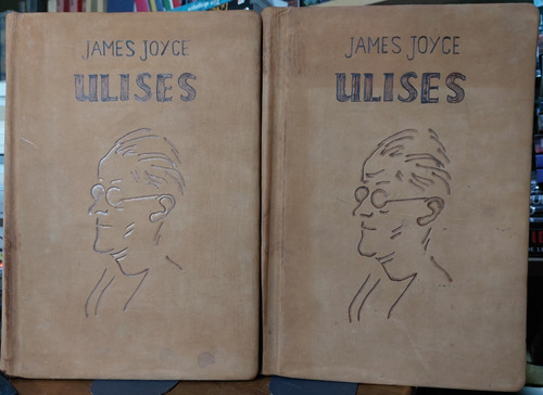 Ulises -james Joyce-1ra. Edición 1945 2tomos-tapa Cuero(ltc)