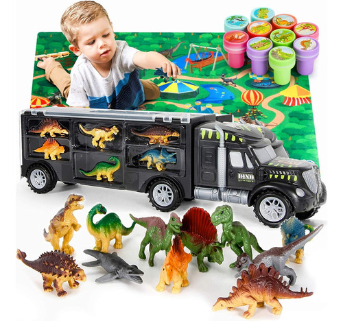 Transportador De Camiones De Dinosaurios Mobius Toys