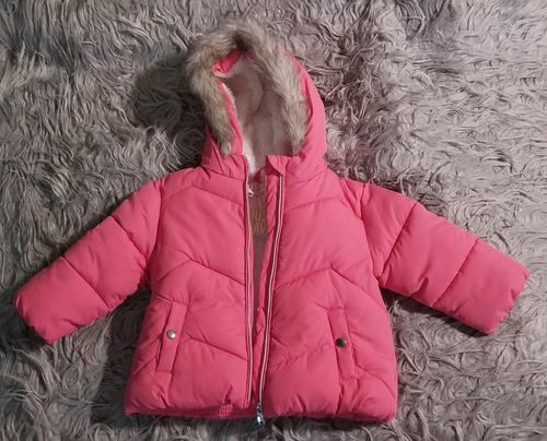 Campera Beba Con Corderito Talle 9 Meses