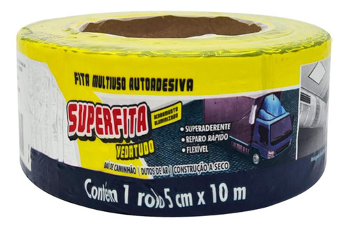 Fita Adesiva Multuso Superfita 05cx10m