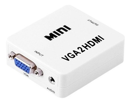 Adaptador Vga A Hdmi Conversor Full Hd Sellados Alta Calidad