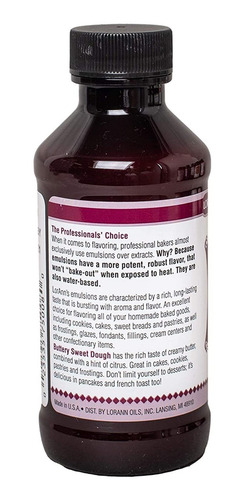 Lorann Mantecoso Dulce Masa De Panadería Emulsión, Botella D