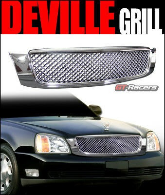 For 2000-2005 Cadillac Deville Chrome Honeycomb Mesh Fro Gt2