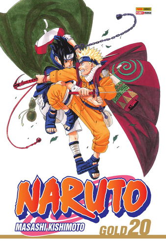 Naruto Gold Vol. 20, de Kishimoto, Masashi. Editora Panini Brasil LTDA, capa mole em português, 2016