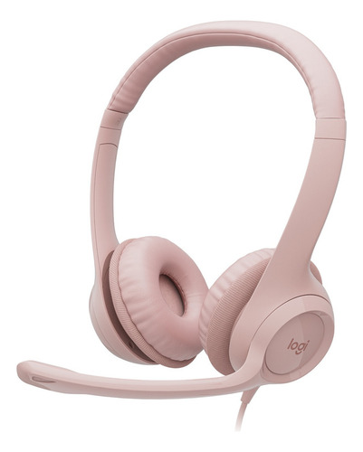 Logitech H390 Auriculares Con Usb Para Pc Color Rose Rose