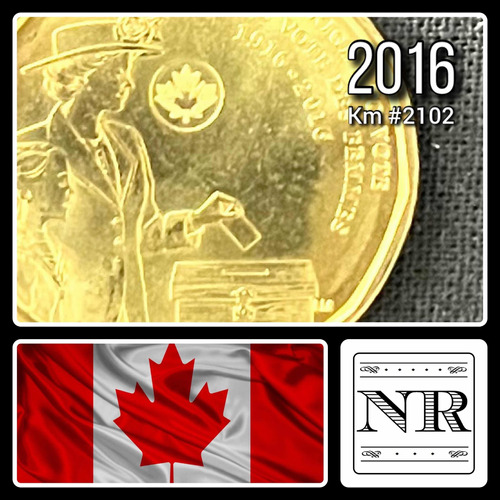 Canada - 1 Dolar - Año 2016 - Km #2102 - Voto Femenino