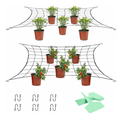 Deaunbr Enrejado Flexible Para Tiendas De Campaña De Cultivo