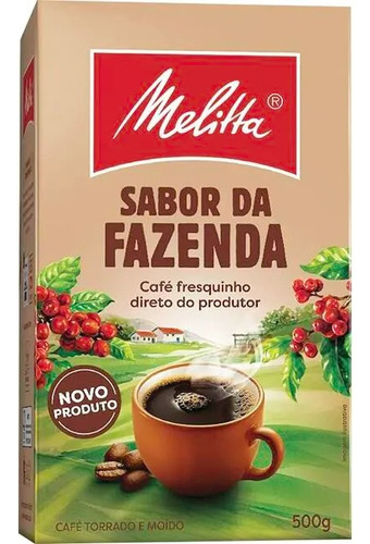 Café Torrado E Moído Melitta Sabor Da Fazenda A Vácuo - 500g