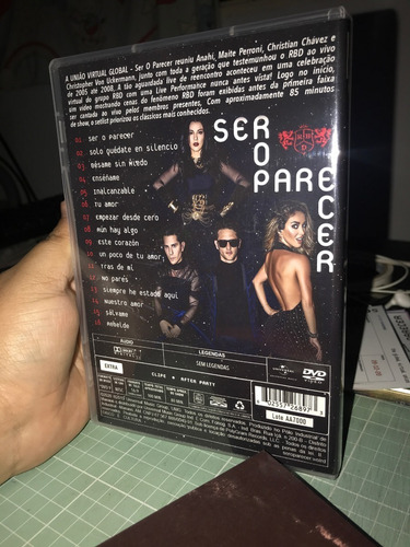 Dvd + Cd Rbd Live Ser O Parecer 2020 Deluxe + Brindes