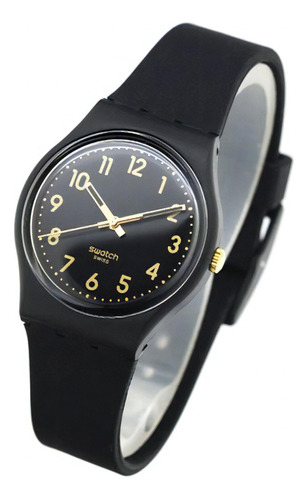 Swatch Gb274 Golden Tac Reloj Unisex De Malla De Silicona