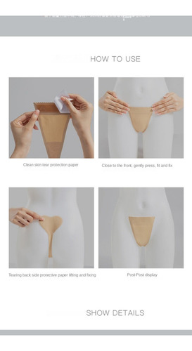 Moda Lenceria Tanga Forma C String Invisible Panty Bragas