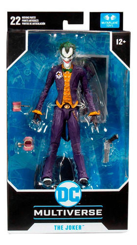 Figura De Acción The Joker Mcfarlane Toys Dc Multiverse +12