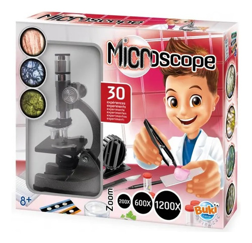 Microscopio Infantil 30 Experimentos Buki