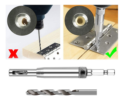 Conjunto De Broca De Auto-centralização 16pcs Com 1 Chave He
