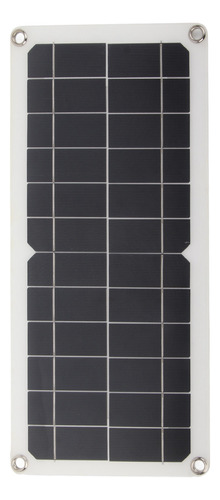 Panel Solar Solar De 10 W Con Salida Usb A Prueba De Agua