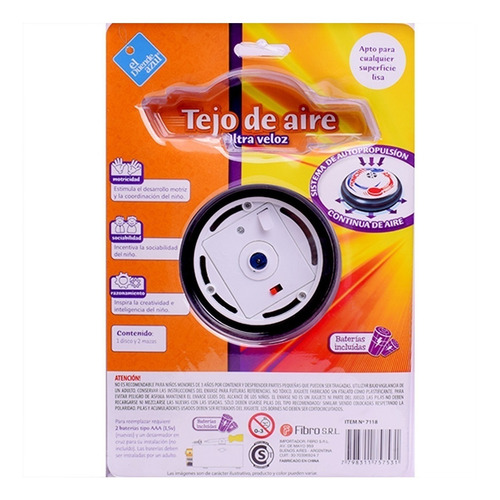 Imagen 4 de 4 de Juego de mesa Tejo de aire Ultra veloz El Duende Azul 7118