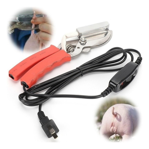 Electro Calentador Cola Cortador Para Lechones Ovejas Corte