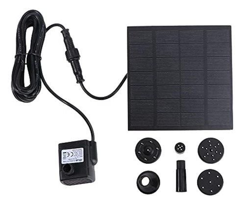 Ueetek 12w 7v 180lh Bomba De Agua De Energía Solar Fuente De