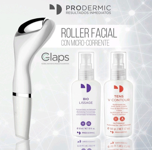 Imagen 6 de 8 de Roller Masajeador Lifting Facial Alta Frecuencia Glaps