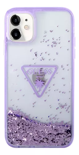 Protector Guess Translucent Triangle Morado IPhone 15 Pro Max - Mobo