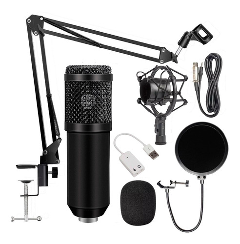 Imagen 1 de 10 de Microfono Condensador Condenser Estudio Bm800 En 6 Cuotas !