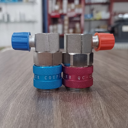 Imagen 8 de 10 de Kit Coples Adaptador Automotriz Alta Y Baja Manometros Gas