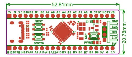 Placa De Desarrollo Stm32f411 V3.0 Stm32f411ceu6 Stm32f4 Apr