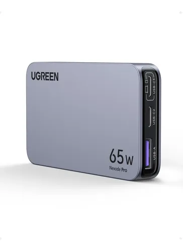 Foto real de UGREEN Nexode Pro Carregador GaN 65W 3 Portas