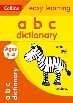 Abc Dictionary Ages 3-4 - Collins Easy Learning