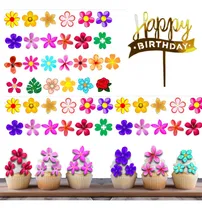 Comprar Flores Comestibles De Oblea Comestible  37pzs