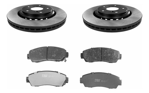 Set Balatas Y Discos Del P/ Honda Odyssey V6 3.5l 15/17 Trw